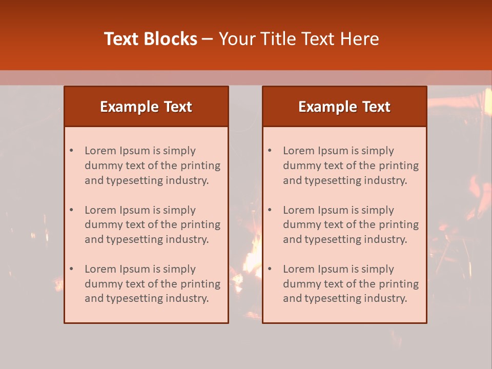 A Group Of People Sitting Around A Campfire PowerPoint Template