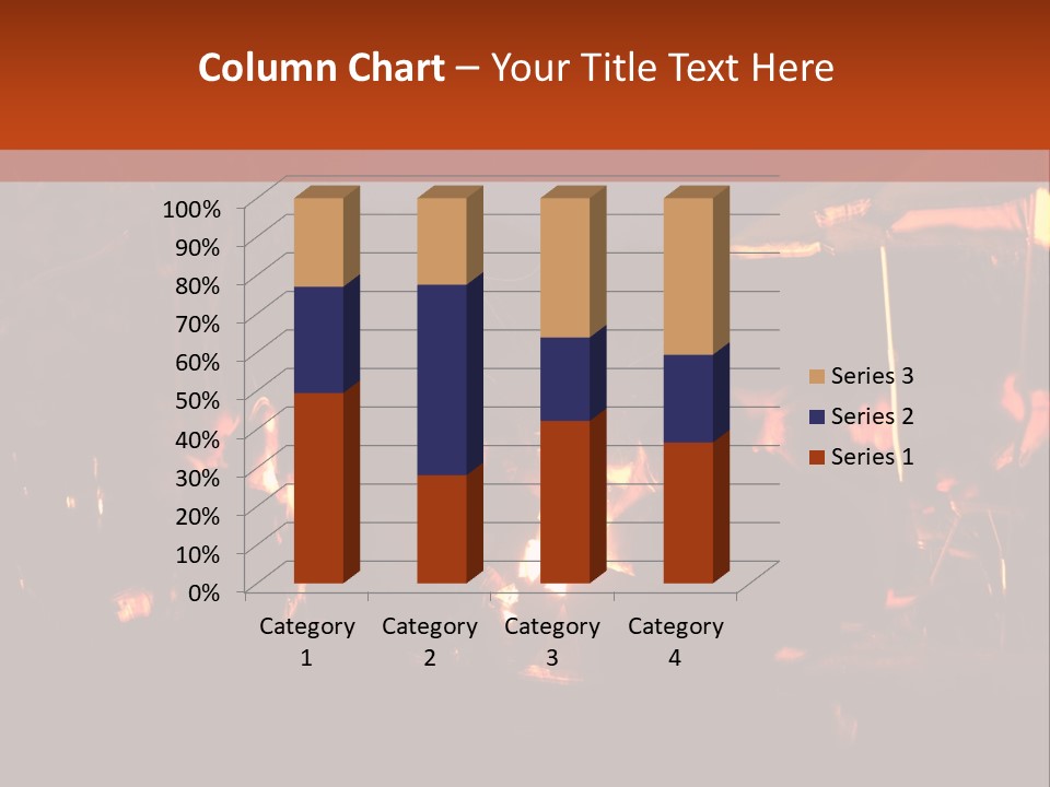 A Group Of People Sitting Around A Campfire PowerPoint Template