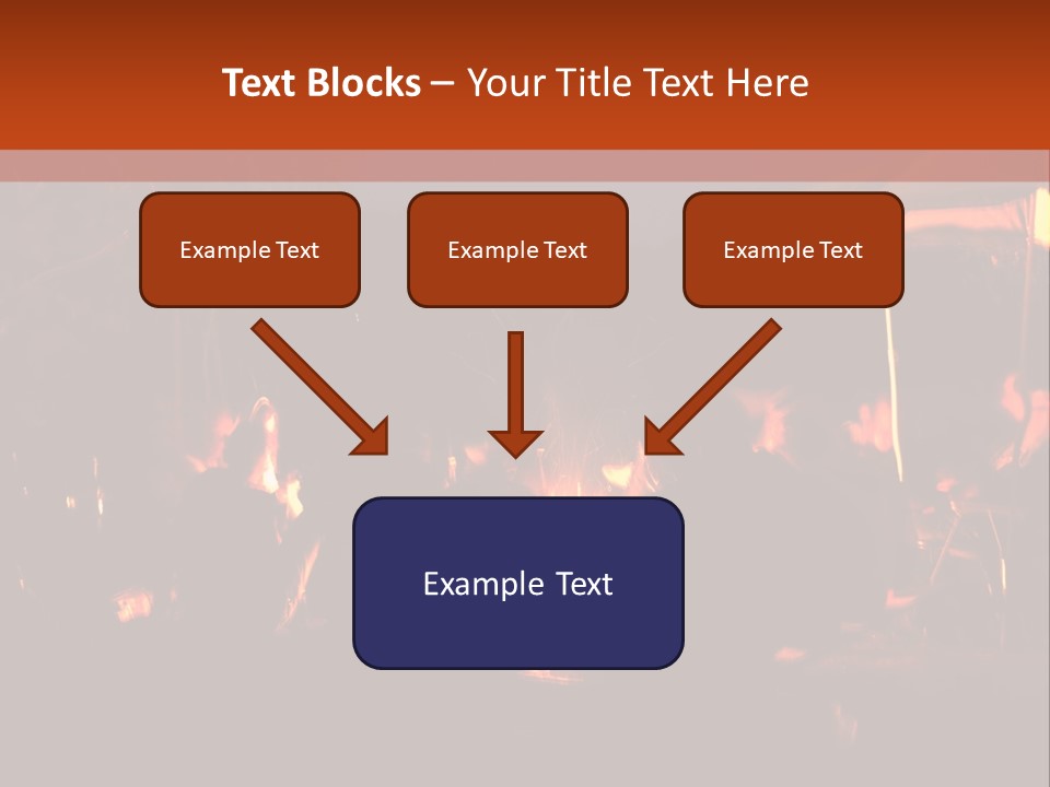 A Group Of People Sitting Around A Campfire PowerPoint Template