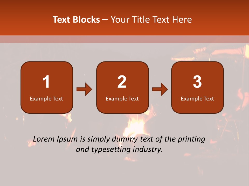 A Group Of People Sitting Around A Campfire PowerPoint Template