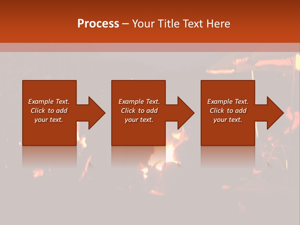 A Group Of People Sitting Around A Campfire PowerPoint Template
