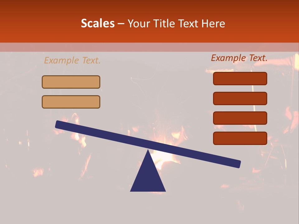A Group Of People Sitting Around A Campfire PowerPoint Template