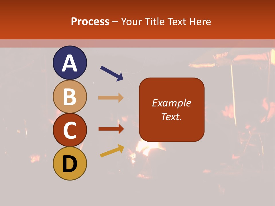 A Group Of People Sitting Around A Campfire PowerPoint Template