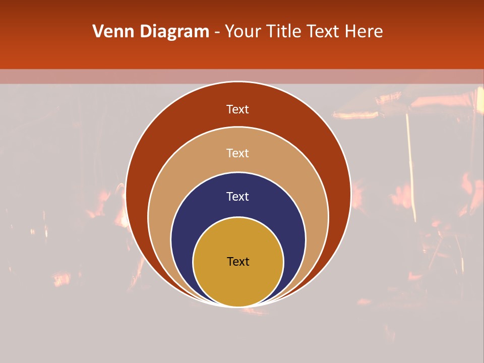 A Group Of People Sitting Around A Campfire PowerPoint Template