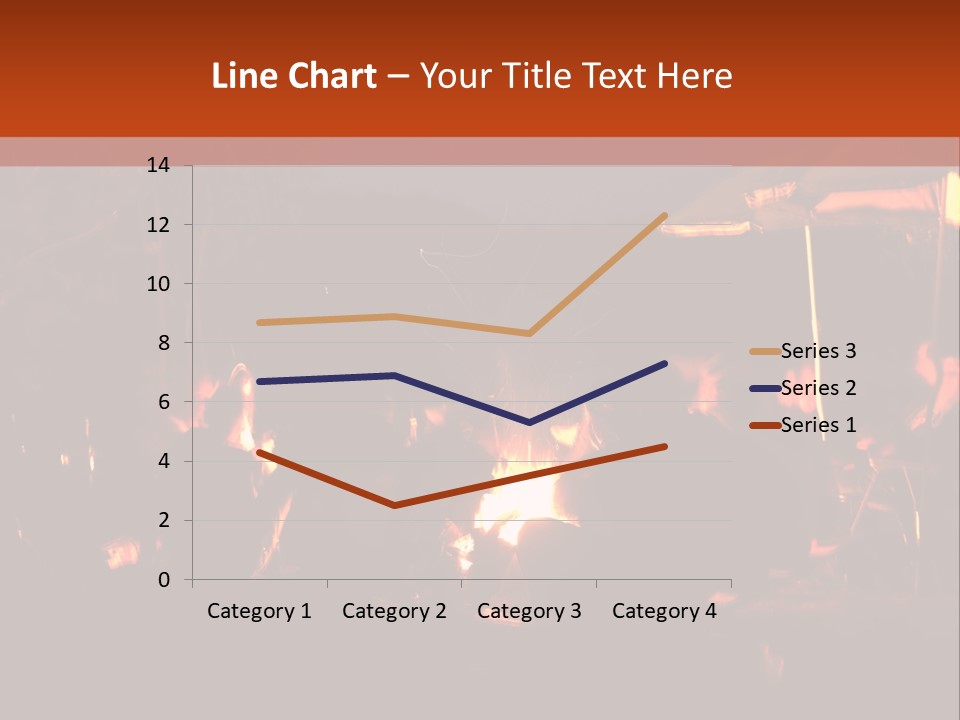 A Group Of People Sitting Around A Campfire PowerPoint Template