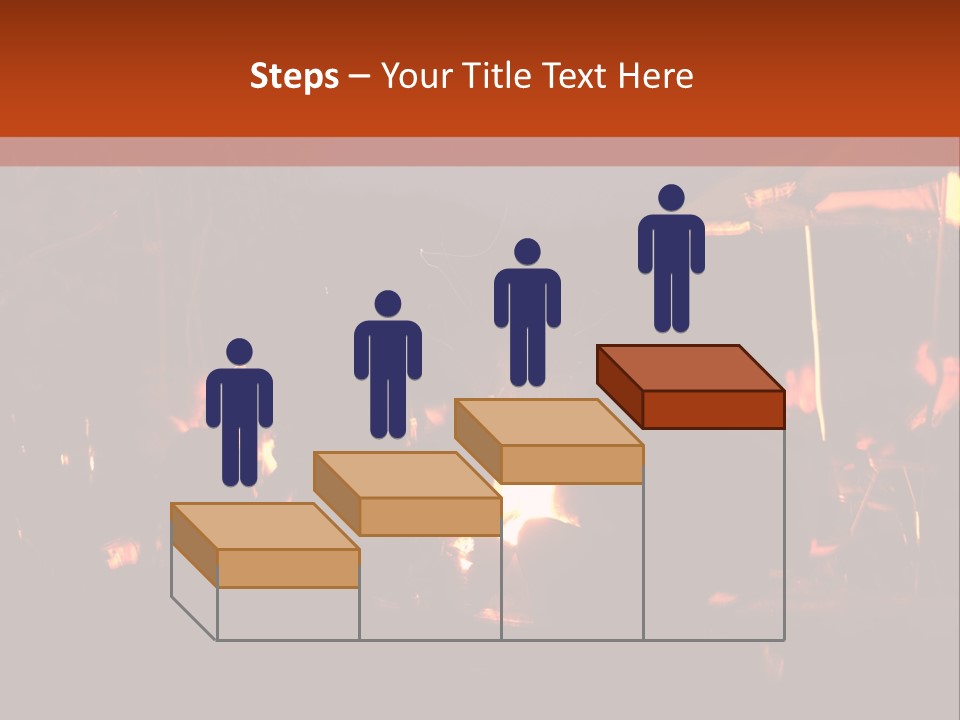 A Group Of People Sitting Around A Campfire PowerPoint Template