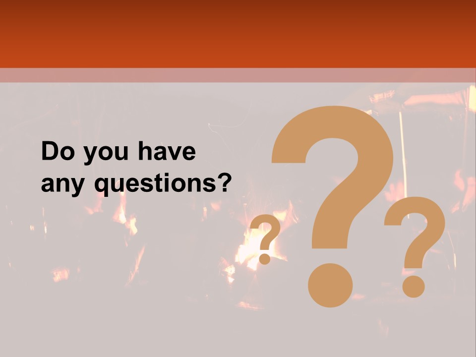 A Group Of People Sitting Around A Campfire PowerPoint Template