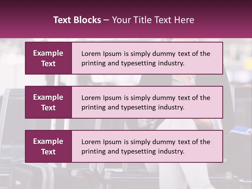 A Woman Sitting On A Bench With A Tablet PowerPoint Template
