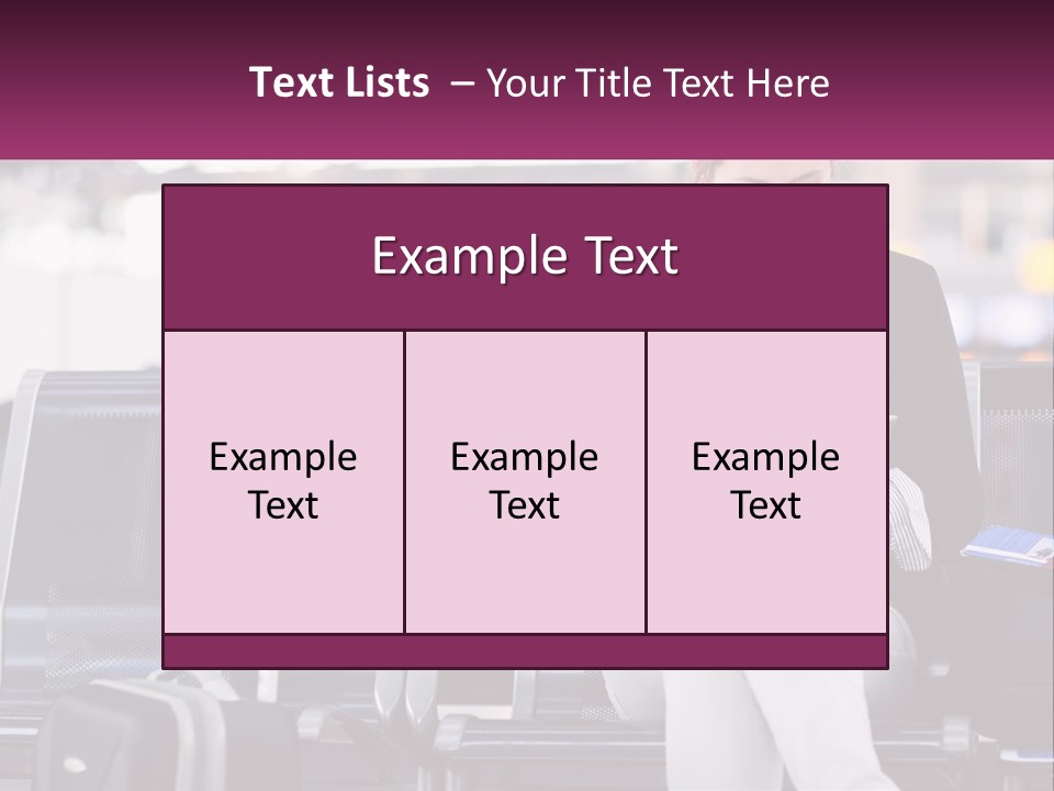 A Woman Sitting On A Bench With A Tablet PowerPoint Template