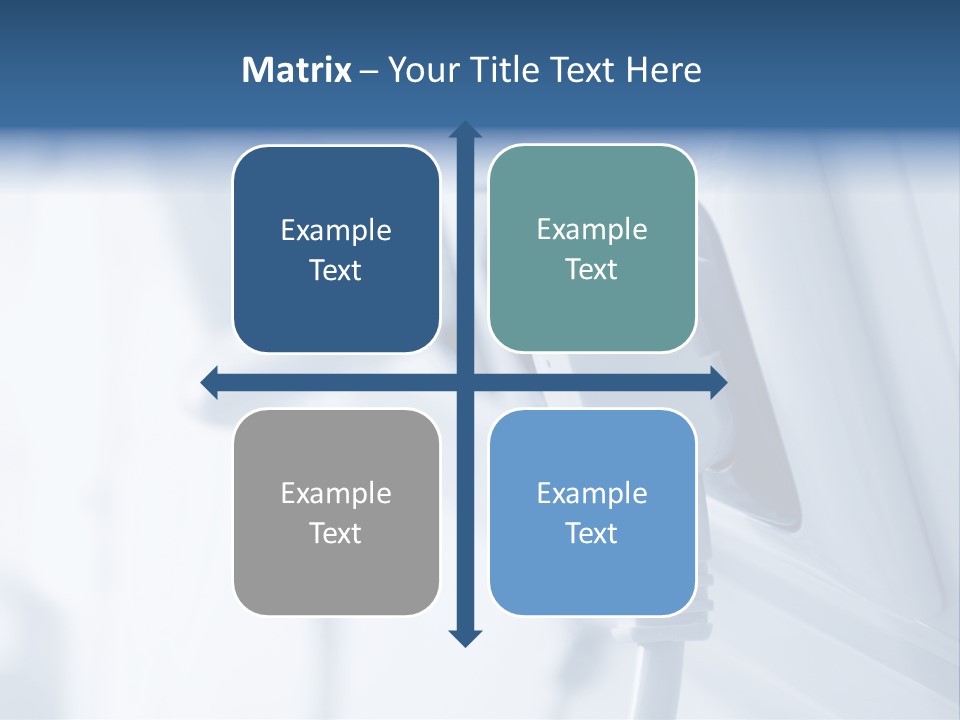 A Power Strip Plugged In To A Wall PowerPoint Template