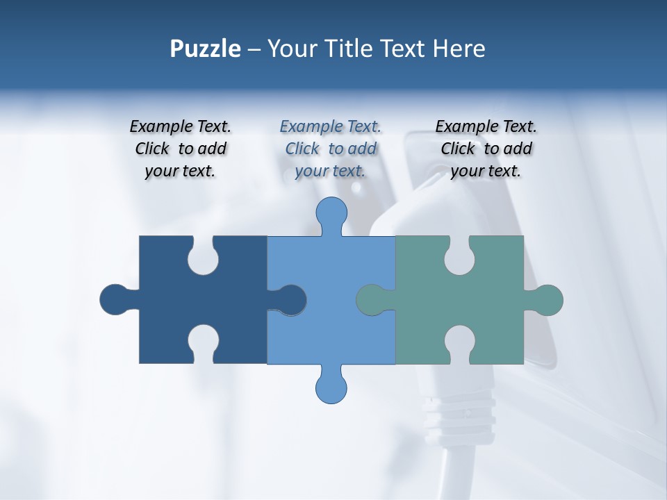 A Power Strip Plugged In To A Wall PowerPoint Template