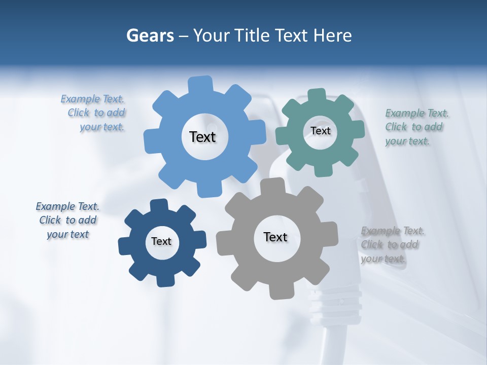 A Power Strip Plugged In To A Wall PowerPoint Template