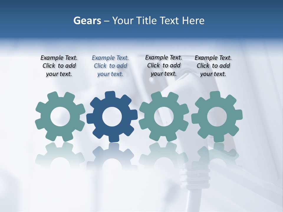 A Power Strip Plugged In To A Wall PowerPoint Template