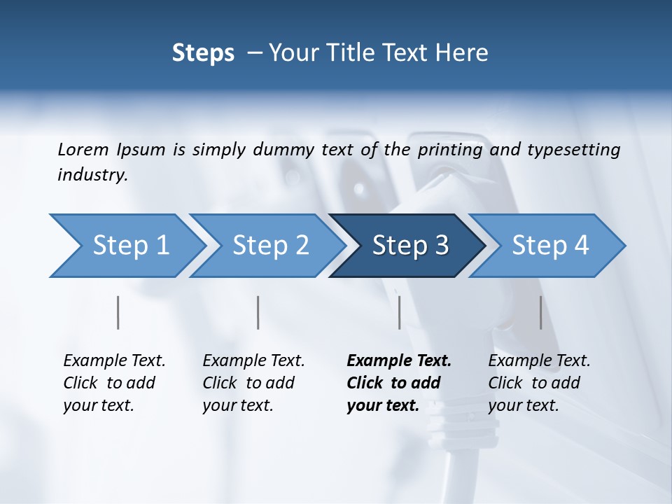 A Power Strip Plugged In To A Wall PowerPoint Template