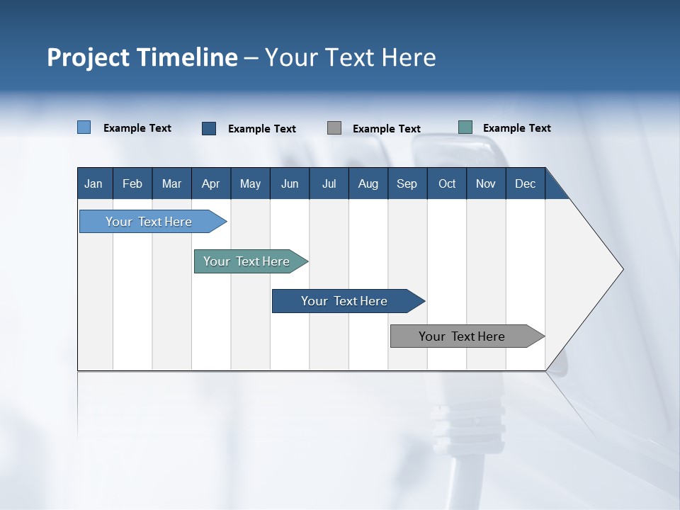 A Power Strip Plugged In To A Wall PowerPoint Template