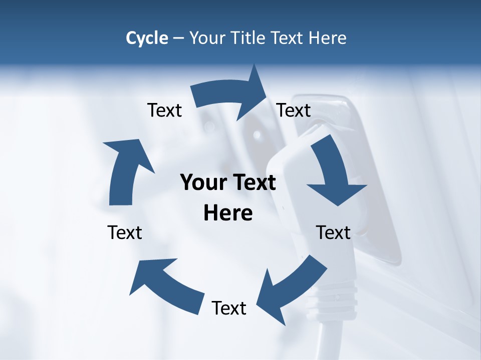 A Power Strip Plugged In To A Wall PowerPoint Template