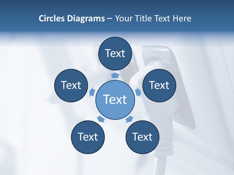 A Power Strip Plugged In To A Wall PowerPoint Template