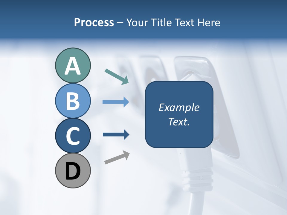 A Power Strip Plugged In To A Wall PowerPoint Template