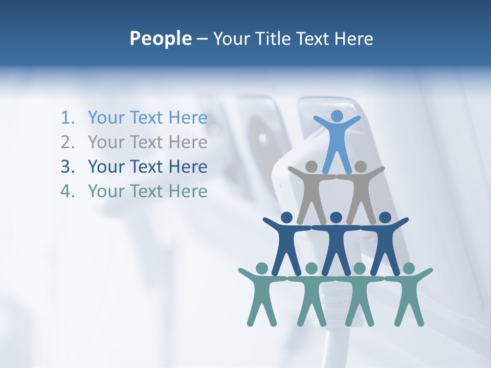 A Power Strip Plugged In To A Wall PowerPoint Template