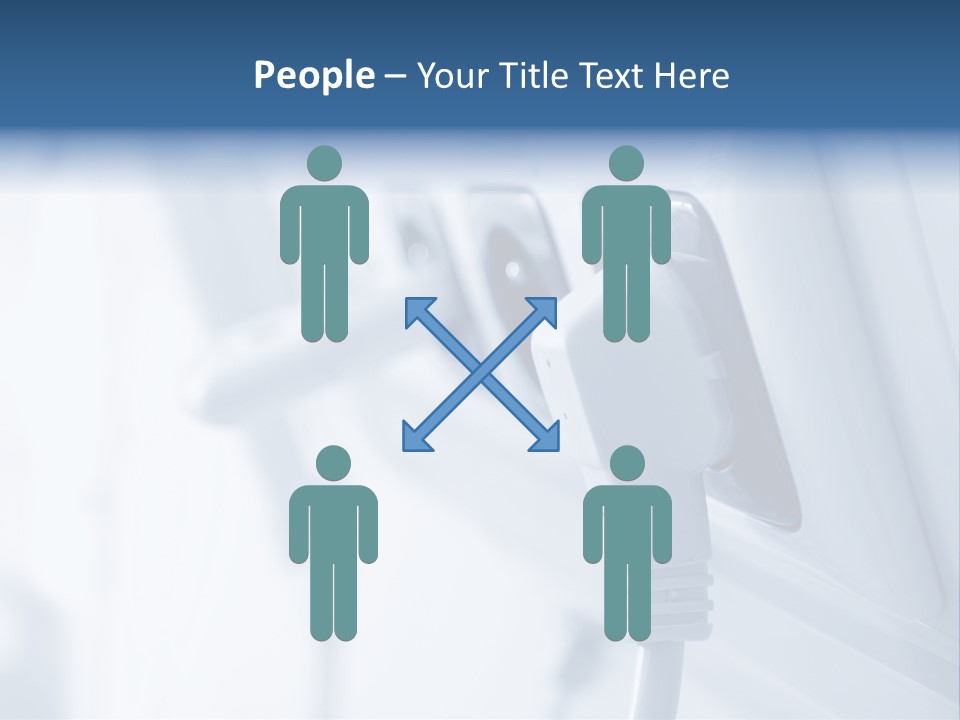 A Power Strip Plugged In To A Wall PowerPoint Template