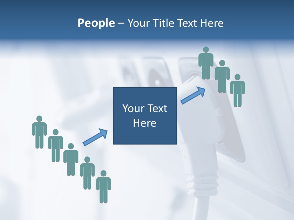 A Power Strip Plugged In To A Wall PowerPoint Template