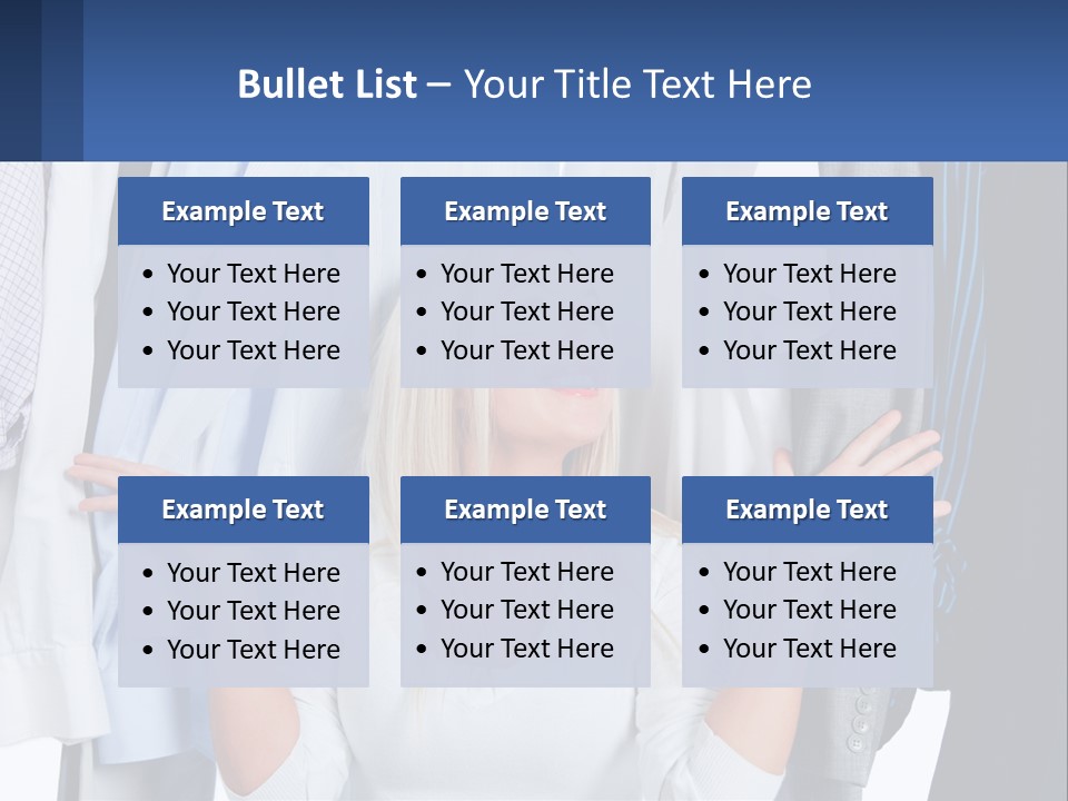 A Woman Standing In Front Of A Rack Of Shirts PowerPoint Template