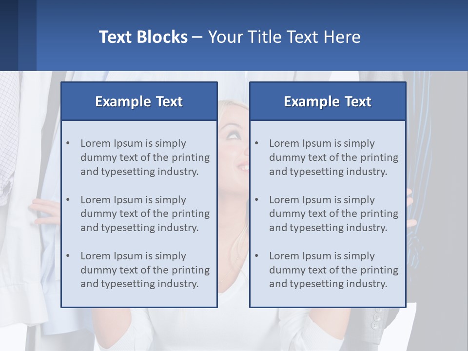 A Woman Standing In Front Of A Rack Of Shirts PowerPoint Template