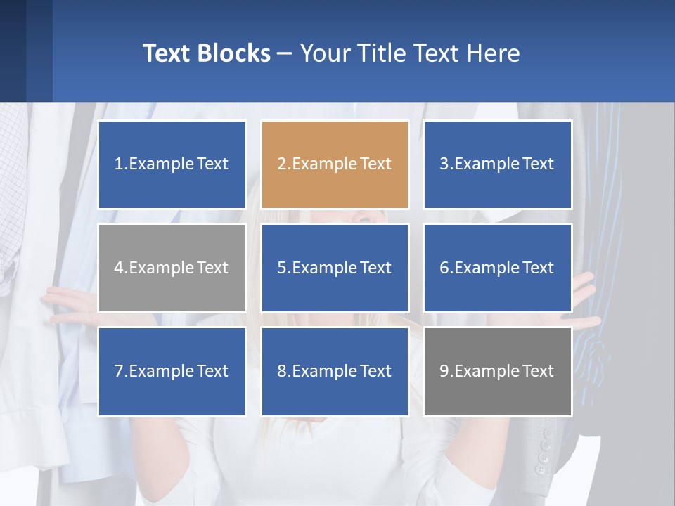 A Woman Standing In Front Of A Rack Of Shirts PowerPoint Template