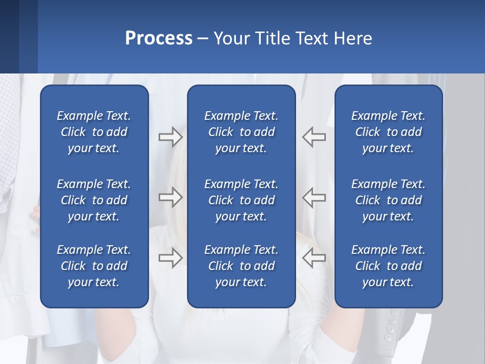 A Woman Standing In Front Of A Rack Of Shirts PowerPoint Template