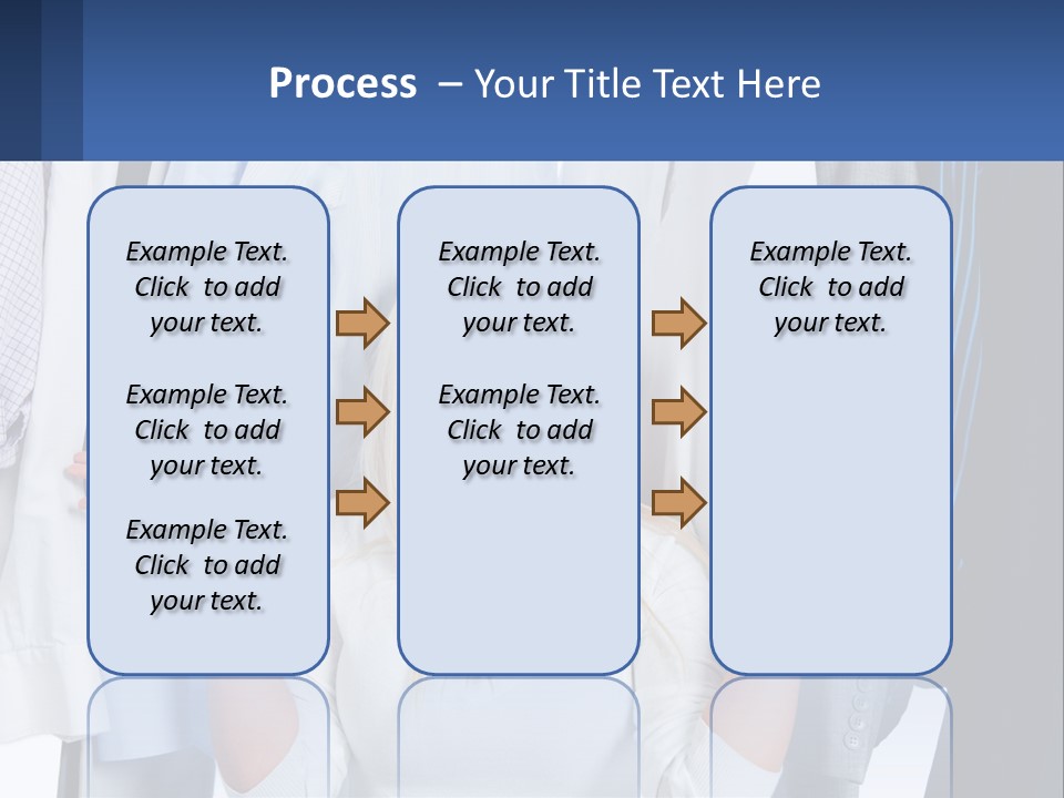 A Woman Standing In Front Of A Rack Of Shirts PowerPoint Template