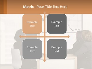 A Group Of People Sitting Around A Table In Front Of A Whiteboard PowerPoint Template