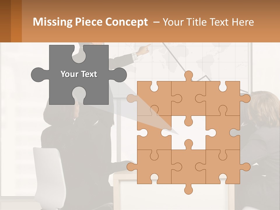 A Group Of People Sitting Around A Table In Front Of A Whiteboard PowerPoint Template