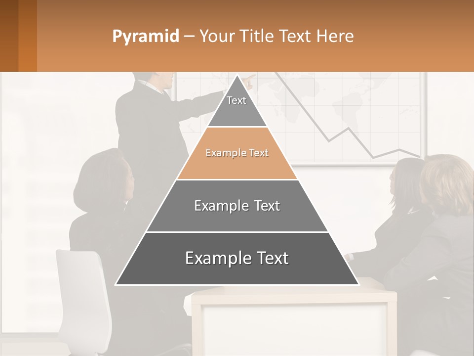 A Group Of People Sitting Around A Table In Front Of A Whiteboard PowerPoint Template