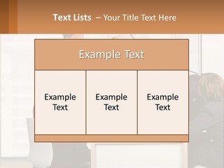 A Group Of People Sitting Around A Table In Front Of A Whiteboard PowerPoint Template