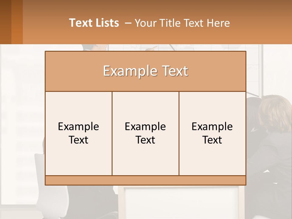 A Group Of People Sitting Around A Table In Front Of A Whiteboard PowerPoint Template