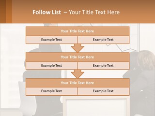 A Group Of People Sitting Around A Table In Front Of A Whiteboard PowerPoint Template