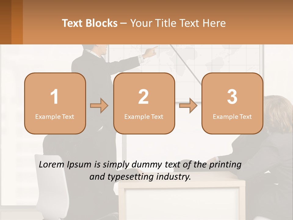 A Group Of People Sitting Around A Table In Front Of A Whiteboard PowerPoint Template