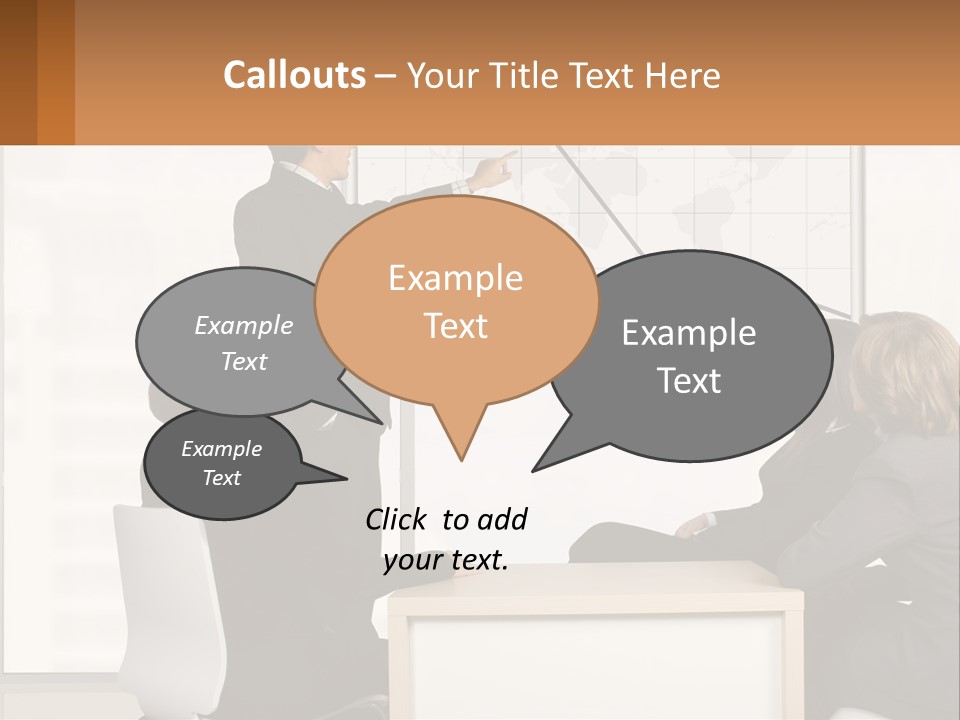 A Group Of People Sitting Around A Table In Front Of A Whiteboard PowerPoint Template