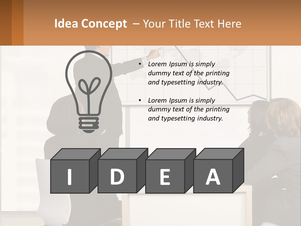 A Group Of People Sitting Around A Table In Front Of A Whiteboard PowerPoint Template