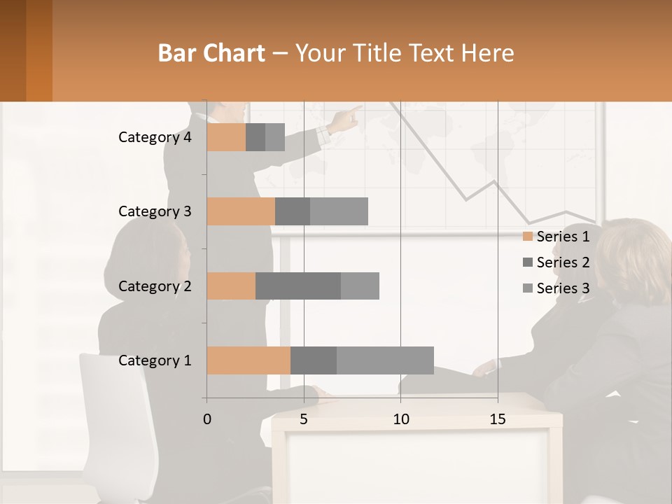 A Group Of People Sitting Around A Table In Front Of A Whiteboard PowerPoint Template