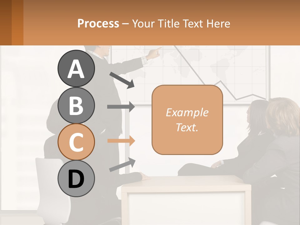 A Group Of People Sitting Around A Table In Front Of A Whiteboard PowerPoint Template