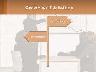 A Group Of People Sitting Around A Table In Front Of A Whiteboard PowerPoint Template