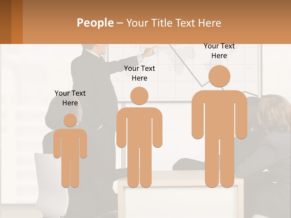 A Group Of People Sitting Around A Table In Front Of A Whiteboard PowerPoint Template