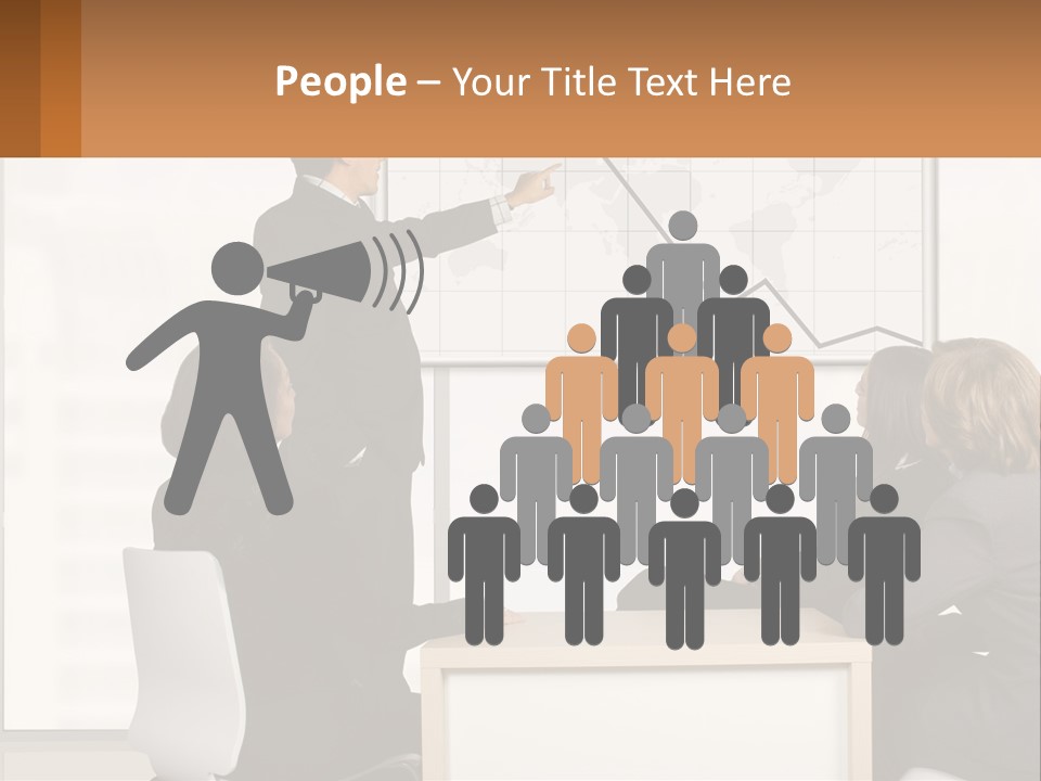 A Group Of People Sitting Around A Table In Front Of A Whiteboard PowerPoint Template