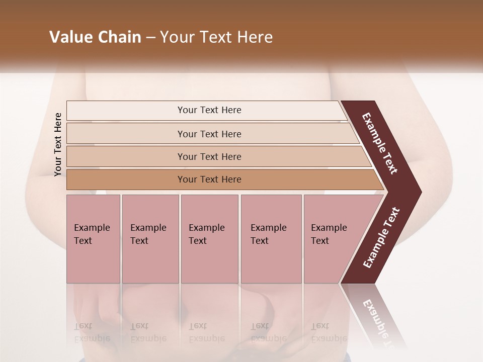 A Man Holding His Stomach With His Hand On His Hip PowerPoint Template