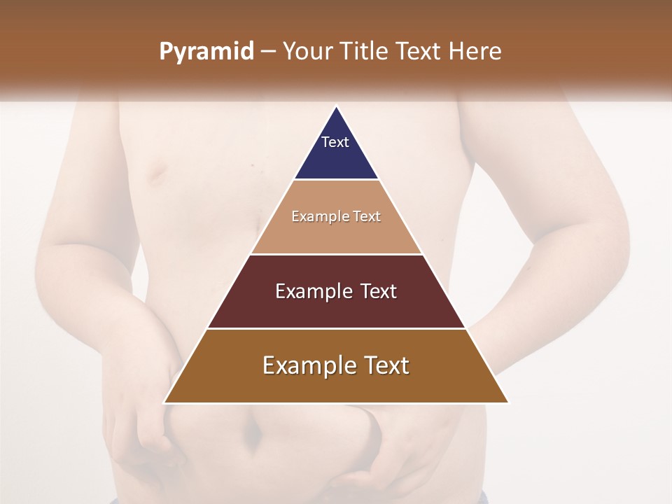 A Man Holding His Stomach With His Hand On His Hip PowerPoint Template