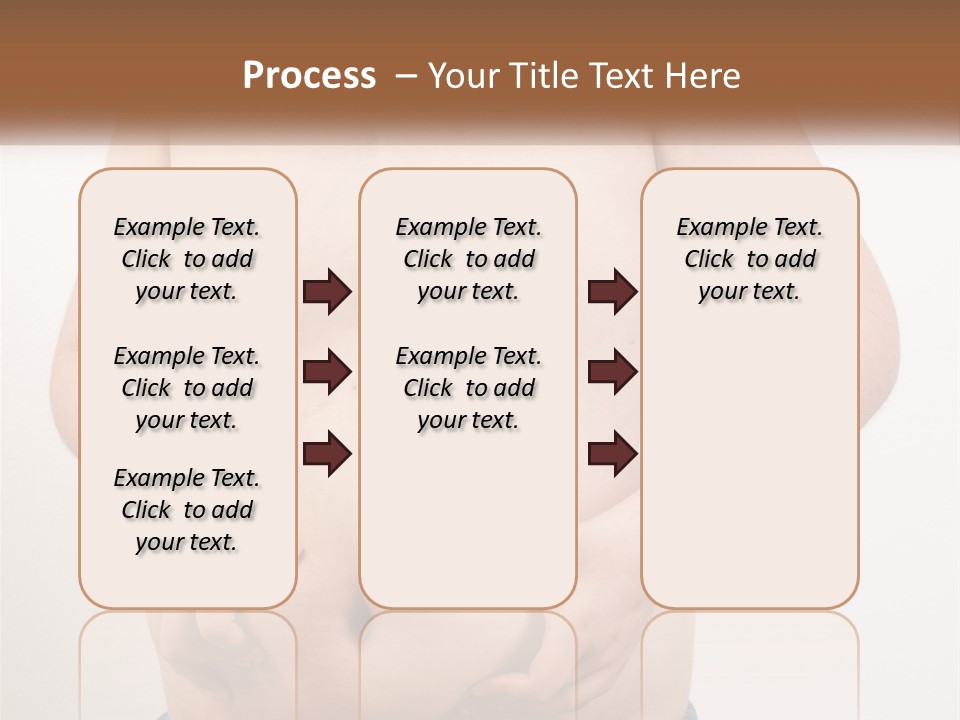 A Man Holding His Stomach With His Hand On His Hip PowerPoint Template