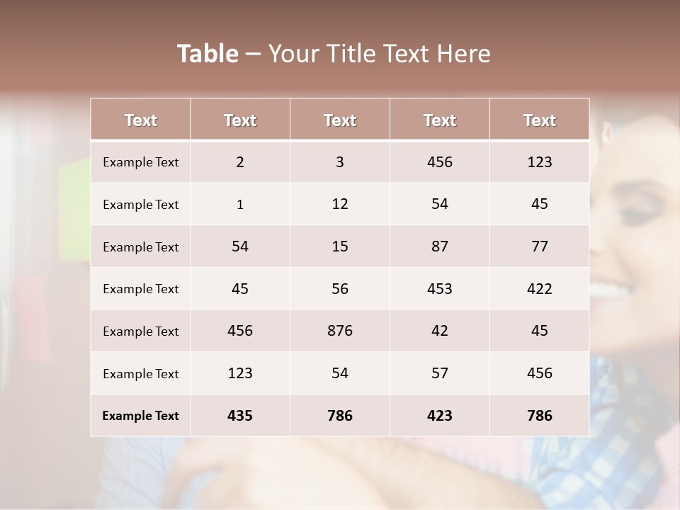 A Man And Woman Are Looking At Sticky Notes PowerPoint Template