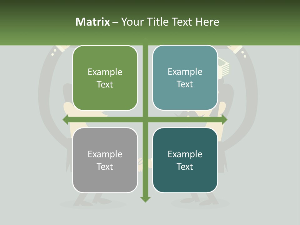 Two Businessmen Shaking Hands With A Light Bulb Above Them PowerPoint Template