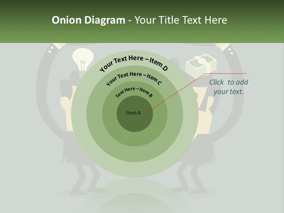 Two Businessmen Shaking Hands With A Light Bulb Above Them PowerPoint Template